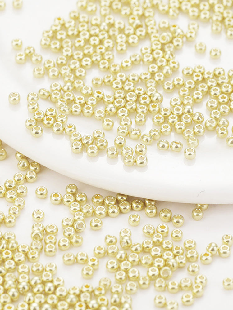 Cross Stitch Beads Needlework Mini Glass Beads for  Adults Beginners (2.0MM)