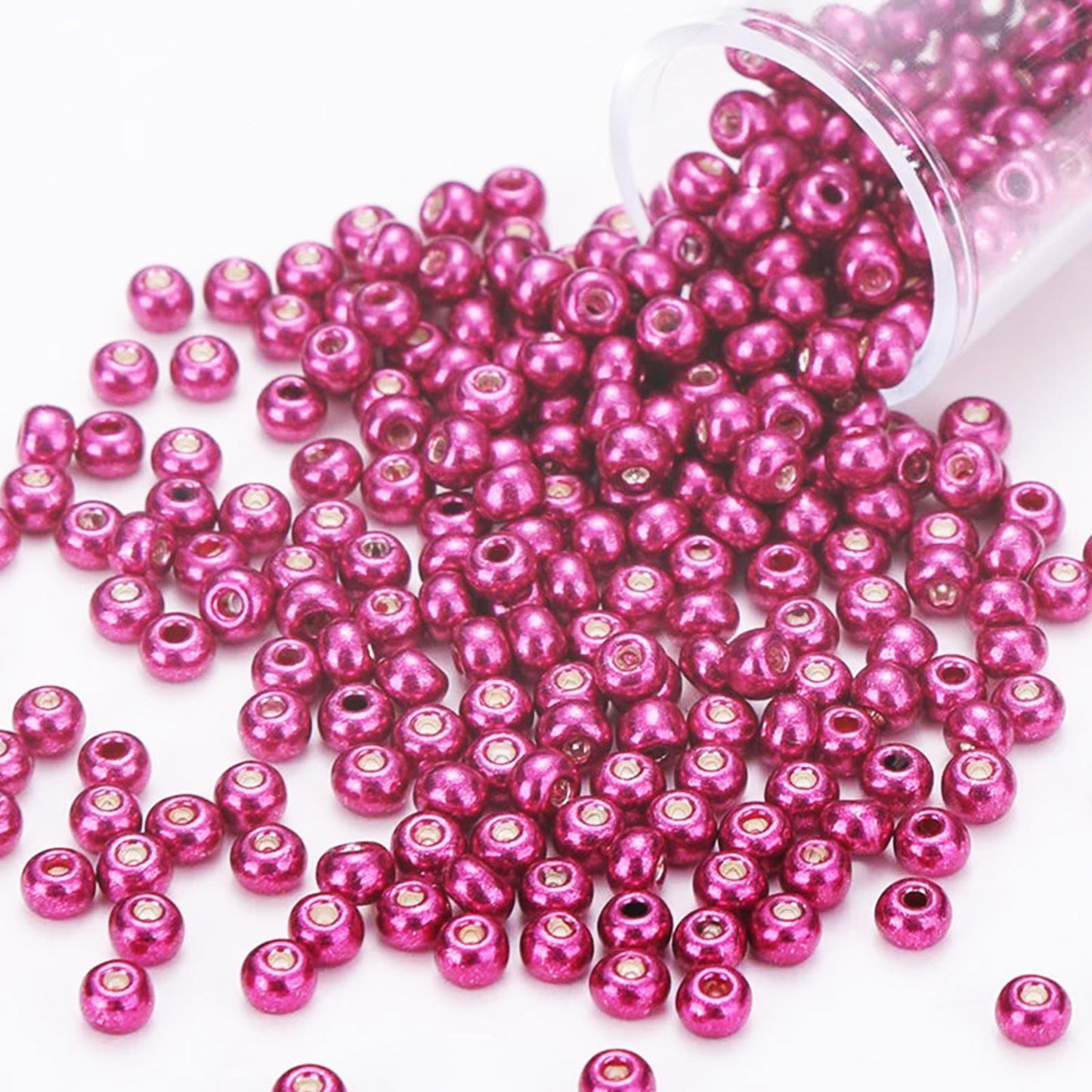 Cross Stitch Beads Needlework Mini Glass Beads for  Adults Beginners (2.0MM)