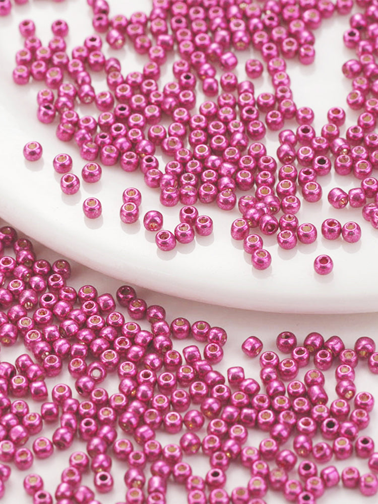 Cross Stitch Beads Needlework Mini Glass Beads for  Adults Beginners (2.0MM)