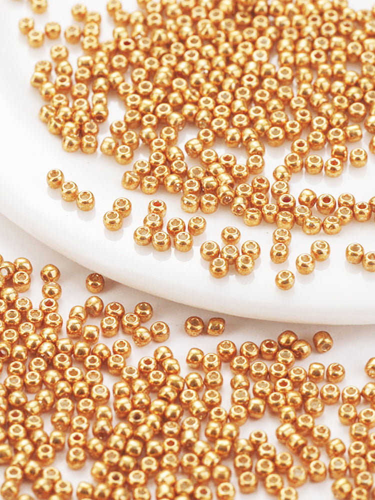 Cross Stitch Beads Needlework Mini Glass Beads for  Adults Beginners (2.0MM)