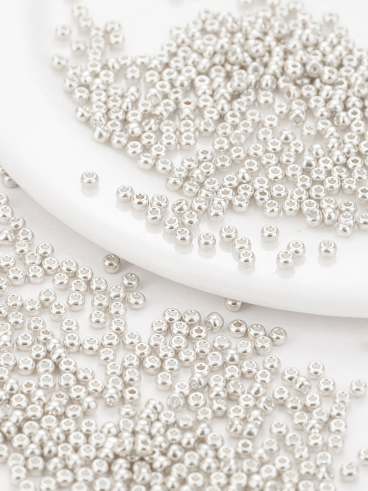 Cross Stitch Beads Needlework Mini Glass Beads for  Adults Beginners (2.0MM)