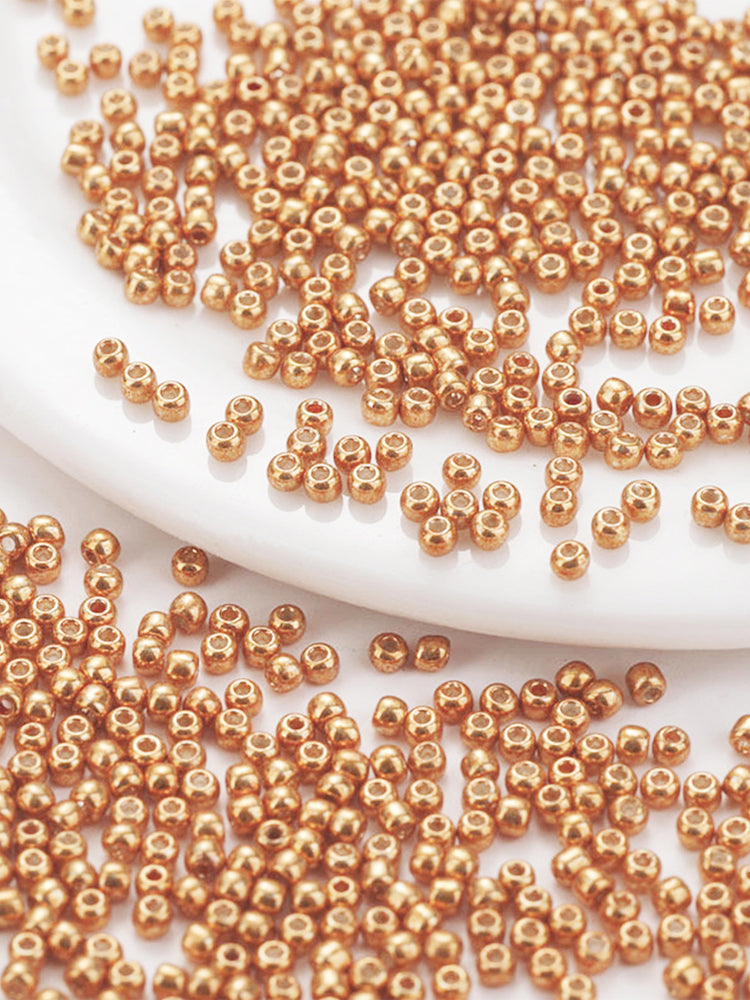 Cross Stitch Beads Needlework Mini Glass Beads for  Adults Beginners (2.0MM)