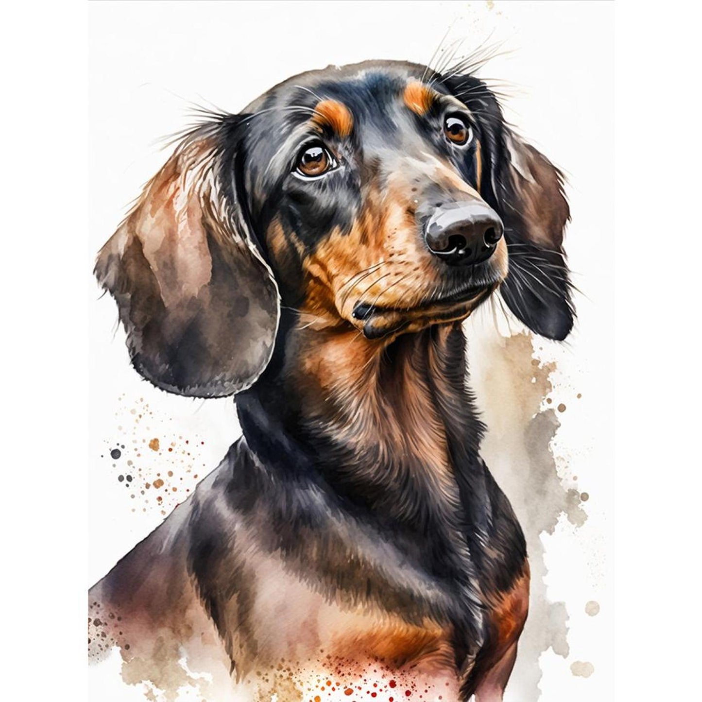 Bernese Mountain Dog - Full 11CT Stamped Cross Stitch 40x53CM - Diy