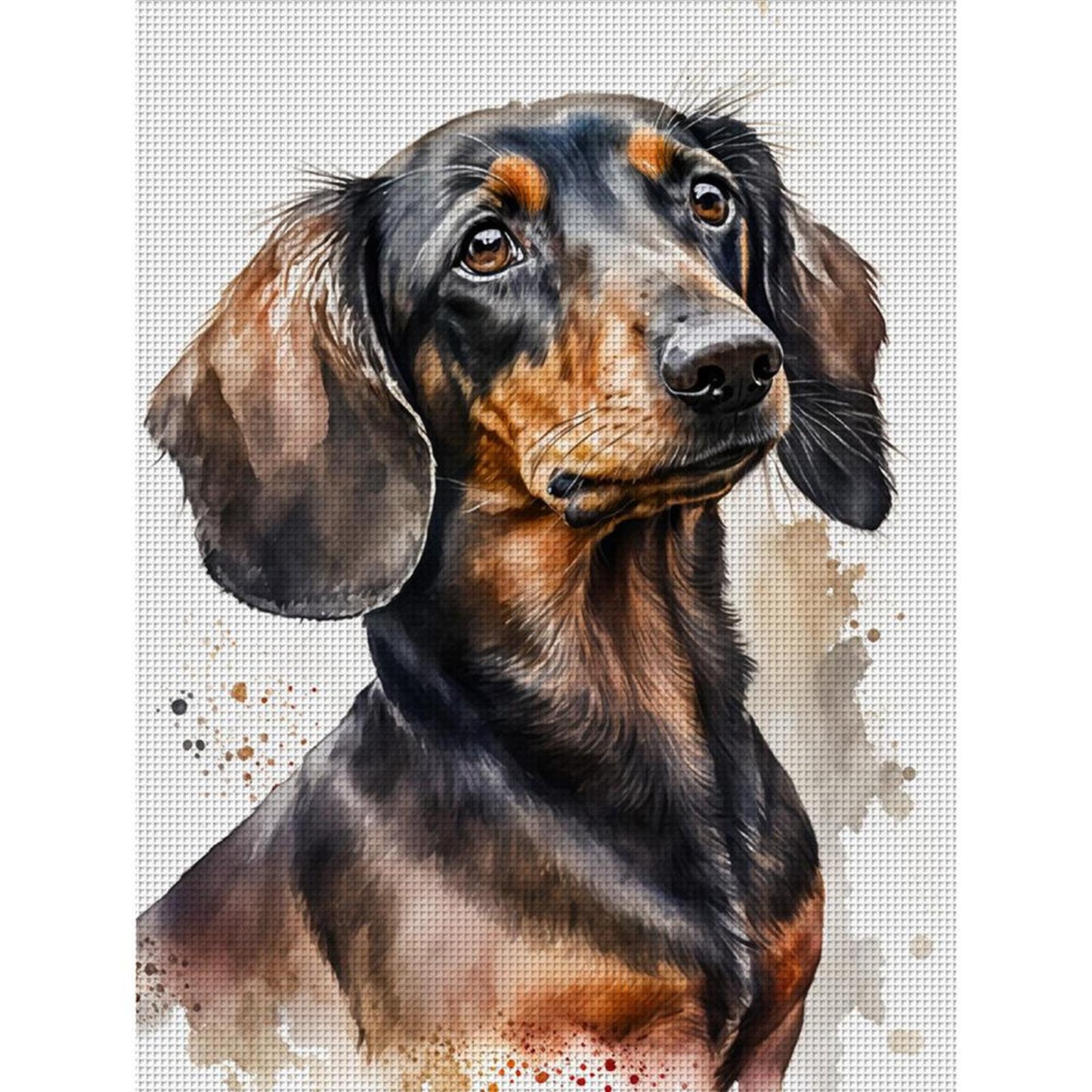 Bernese Mountain Dog - Full 11CT Stamped Cross Stitch 40x53CM - Diy