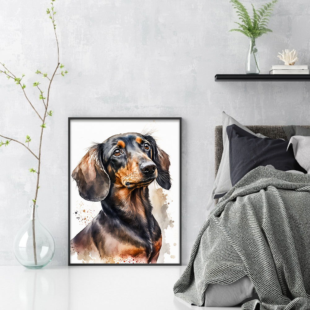 Bernese Mountain Dog - Full 11CT Stamped Cross Stitch 40x53CM - Diy