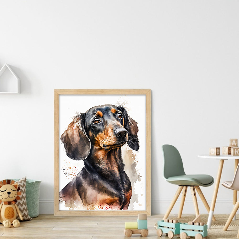 Bernese Mountain Dog - Full 11CT Stamped Cross Stitch 40x53CM - Diy