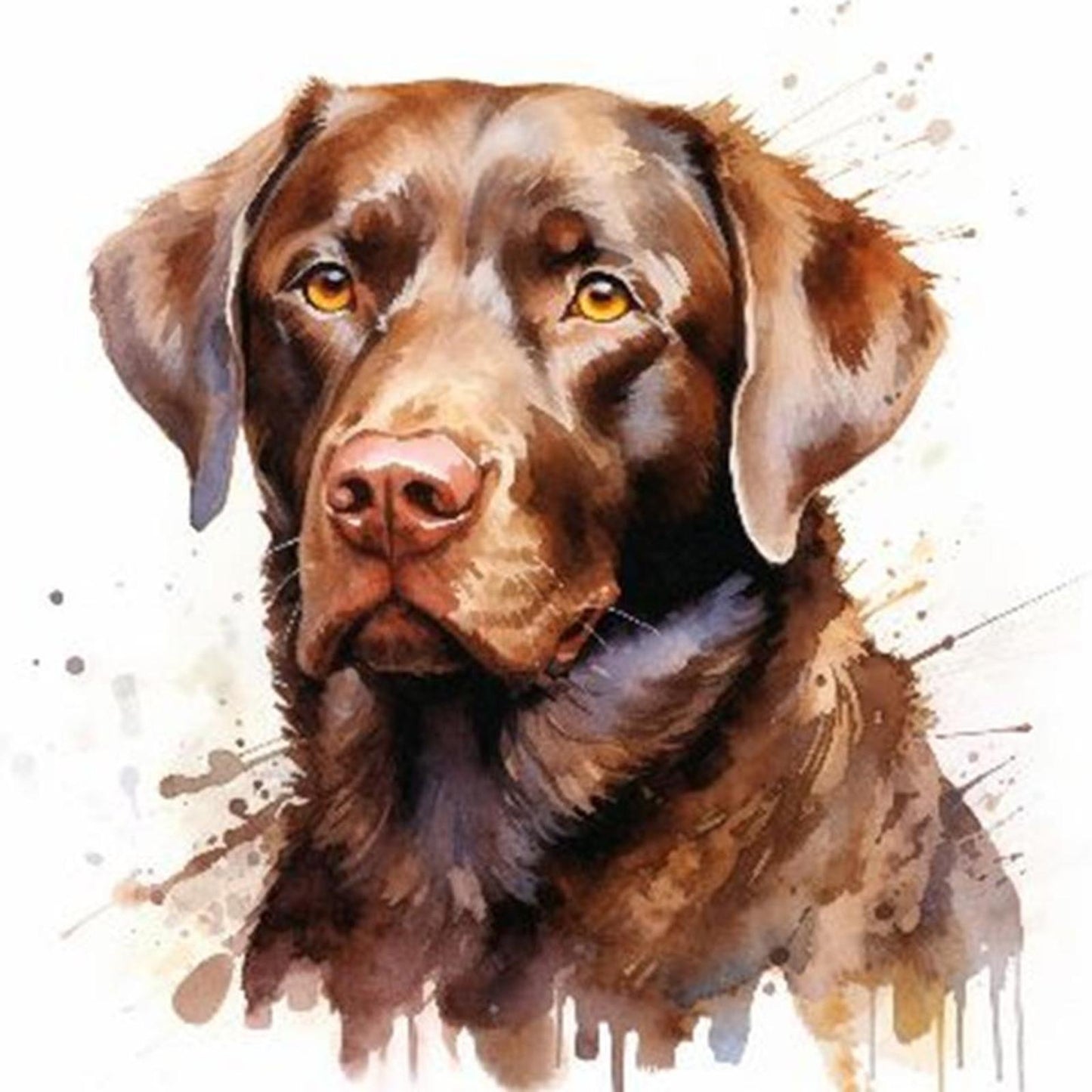 Dachshund-Dog - Full 11CT Stamped Cross Stitch 40x40CM - Diy