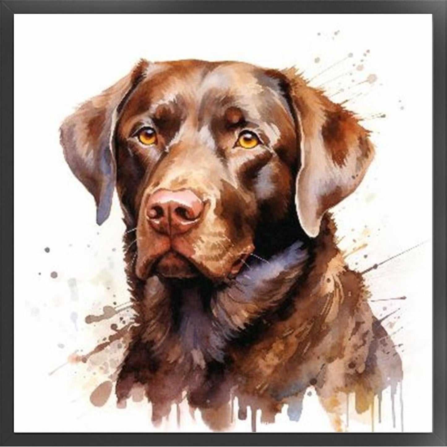 Dachshund-Dog - Full 11CT Stamped Cross Stitch 40x40CM - Diy
