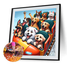 Load image into Gallery viewer, Roller Coaster Puppy 30*30CM(Canvas) Full Round Drill Diamond Painting
