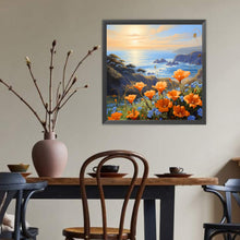 Load image into Gallery viewer, Flowers By The Sea 40*40CM(Canvas) Full Round Drill Diamond Painting
