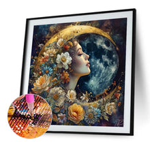 Load image into Gallery viewer, Goddess Of Flowers And The Moon 40*40CM(Picture) Full Round Drill Diamond Painting
