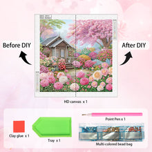 Load image into Gallery viewer, Village And Landscape 40*40CM(Canvas) Partial Special Shaped Drill Diamond Painting
