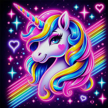 Load image into Gallery viewer, Huancan - Unicorn - 50*50CM 11CT 3 Stamped Cross Stitch
