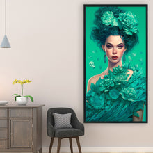 Load image into Gallery viewer, Yishu - Girl - 50*90CM 11CT 3 Stamped Cross Stitch
