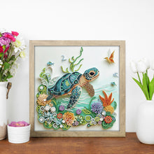Load image into Gallery viewer, Sea Turtle 30*30CM(Canvas) Partial Special Shaped Drill Diamond Painting
