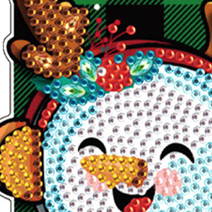 Christmas Snowman Diamond Painting Door Handle Hanger Sign for Home Office Door