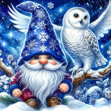 Load image into Gallery viewer, 4PCS Winter Gnomes 40*40CM(Canvas) Full Round Drill Diamond Painting
