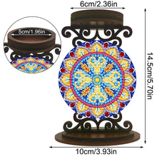 Load image into Gallery viewer, DIY Mandala Diamond Painting Candlestick Holder Kit for Home Decor Gift
