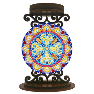 DIY Mandala Diamond Painting Candlestick Holder Kit for Home Decor Gift