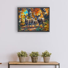 Load image into Gallery viewer, Moose In A Maple Forest 40*30CM(Canvas) Full Round Drill Diamond Painting
