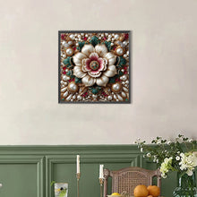 Load image into Gallery viewer, White Pearl Flowers 40*40CM(Picture) Full Round Drill Diamond Painting
