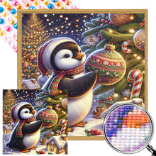 Load image into Gallery viewer, Winter Christmas Penguins 40*40CM(Picture) Full Round Drill Diamond Painting
