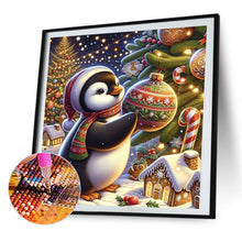 Load image into Gallery viewer, Winter Christmas Penguins 40*40CM(Picture) Full Round Drill Diamond Painting
