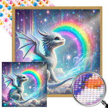 Load image into Gallery viewer, Rainbow Dragons 40*40CM(Picture) Full Round Drill Diamond Painting
