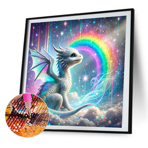 Rainbow Dragons 40*40CM(Picture) Full Round Drill Diamond Painting