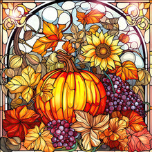 Load image into Gallery viewer, Autumn Pumpkin 40*40CM(Picture) Full Round Drill Diamond Painting
