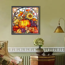Load image into Gallery viewer, Autumn Pumpkin 40*40CM(Picture) Full Round Drill Diamond Painting
