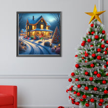 Load image into Gallery viewer, Winter Houses 40*40CM(Canvas) Full Round Drill Diamond Painting
