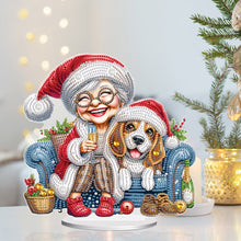 Load image into Gallery viewer, Christmas Grandma Diamond Painting Desktop Ornaments Kit for Adults Beginner (D)
