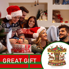 Load image into Gallery viewer, Acrylic 2D Flat Christmas Carousel DIY Desktop Diamond Art Kits Table Decor
