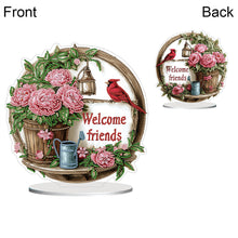 Load image into Gallery viewer, 2D Flat DIY Garden Plant Desktop Diamond Art Kits Bedroom Table Decoration
