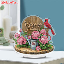 Load image into Gallery viewer, 2D Flat DIY Garden Plant Desktop Diamond Art Kits Bedroom Table Decoration
