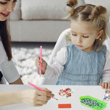 Load image into Gallery viewer, 6 Pairs Double Sided Christmas Snowman Diamond Painting Earrings Jewelry
