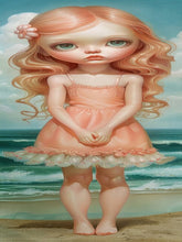 Load image into Gallery viewer, Curly-Haired Girl 30*90CM(Canvas) Full Round Drill Diamond Painting
