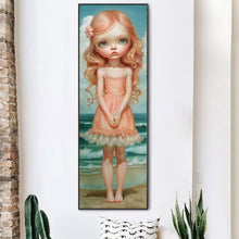 Load image into Gallery viewer, Curly-Haired Girl 30*90CM(Canvas) Full Round Drill Diamond Painting
