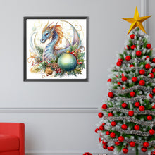 Load image into Gallery viewer, Christmas Flying Dragon 40*40CM(Canvas) Full Round Drill Diamond Painting
