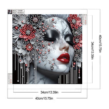 Load image into Gallery viewer, Elegant Lady 40*40CM(Canvas) Partial Special Shaped Drill Diamond Painting
