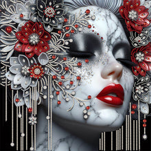 Load image into Gallery viewer, Elegant Lady 40*40CM(Canvas) Partial Special Shaped Drill Diamond Painting
