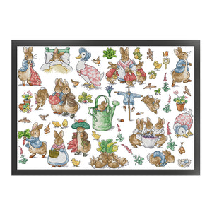 Joy Sunday - Peter Rabbit'S Garden - 63*48CM 14CT 2 Stamped Cross Stitch