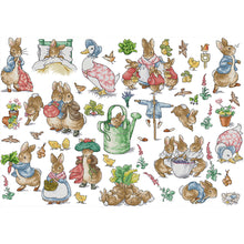 Load image into Gallery viewer, Joy Sunday - Peter Rabbit&#39;S Garden - 63*48CM 14CT 2 Stamped Cross Stitch
