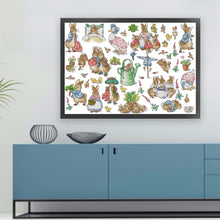 Load image into Gallery viewer, Joy Sunday - Peter Rabbit&#39;S Garden - 63*48CM 14CT 2 Stamped Cross Stitch
