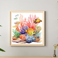 Load image into Gallery viewer, Waterless Sea Fish 40*40CM(Canvas) Full Round Drill Diamond Painting
