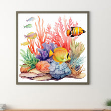 Load image into Gallery viewer, Waterless Sea Fish 40*40CM(Canvas) Full Round Drill Diamond Painting
