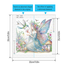 Load image into Gallery viewer, Elf Fairy 30*30CM Special Shaped Drill Diamond Painting Drill Diamond Painting
