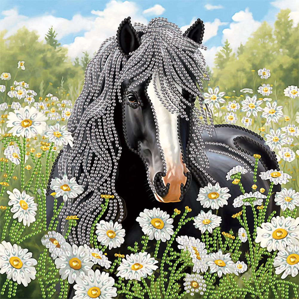 Horse 30*30CM Special Shaped Drill Diamond Painting Drill Diamond Painting