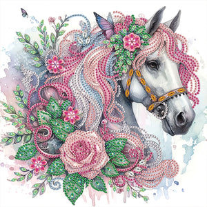 Horse 30*30CM Special Shaped Drill Diamond Painting Drill Diamond Painting